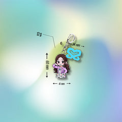 CARMEN JIWOO A-NA Pendant Bag Keychain