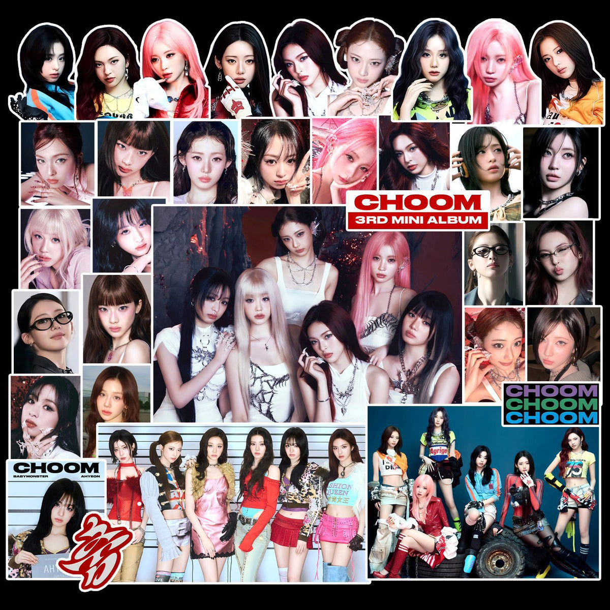 100PCS BM CHOOM Stickers
