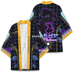 Trendy JOJO 3D Printed Cosplay Kimono Jacket