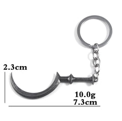 Game Sickle Keychain Pendant