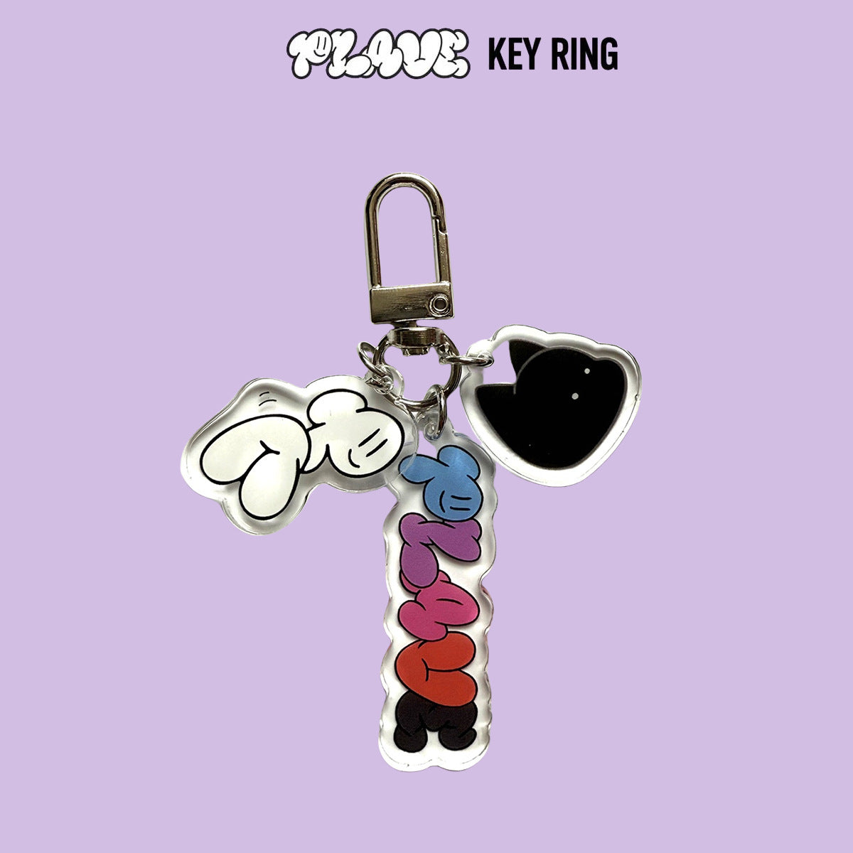 KPOP Logo Key Ring Pendant