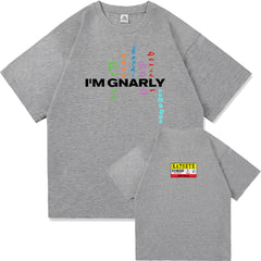 Unisex Kpop Gnarly Letter Printed T-Shirt