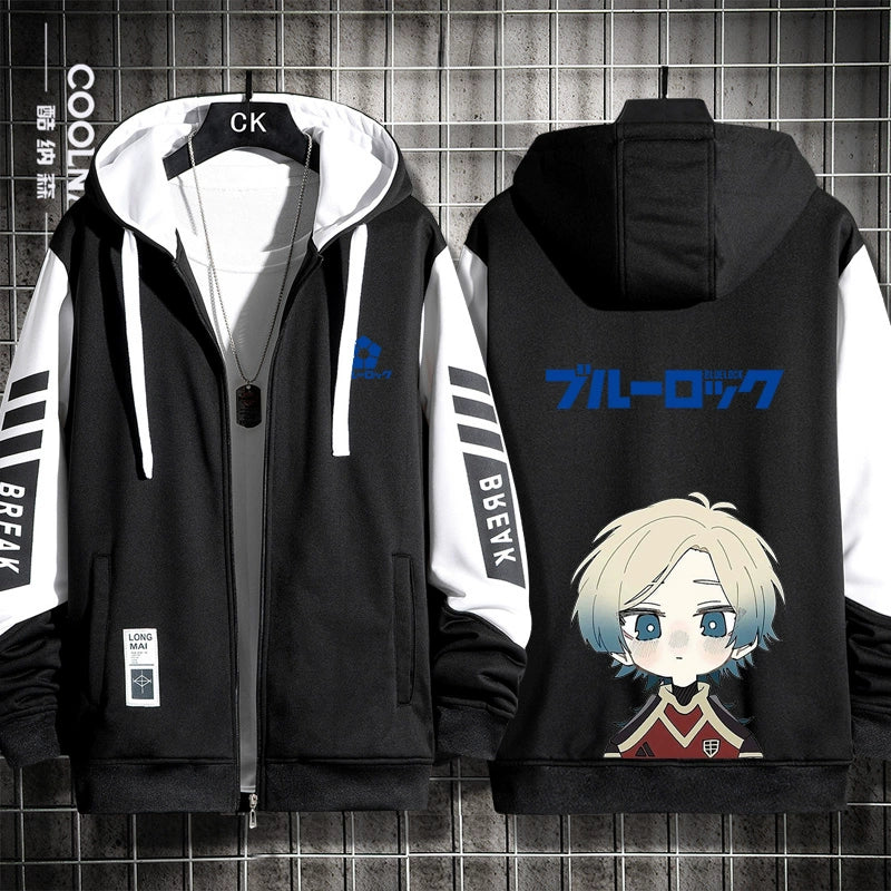 Cool Anime Printed Cardigan Thin Hoodie