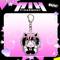 P1H Cartoon Keychain Pendant