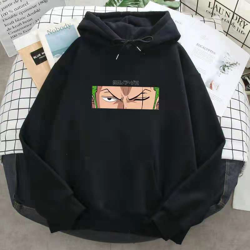 Unisex Zoro Graphic Print Casual Hoodie