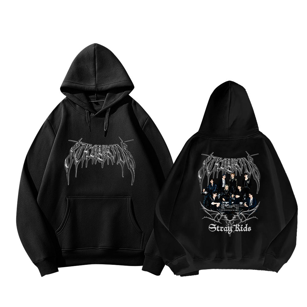 Unisex Kpop Album Ate Poster Pocket Hoodie