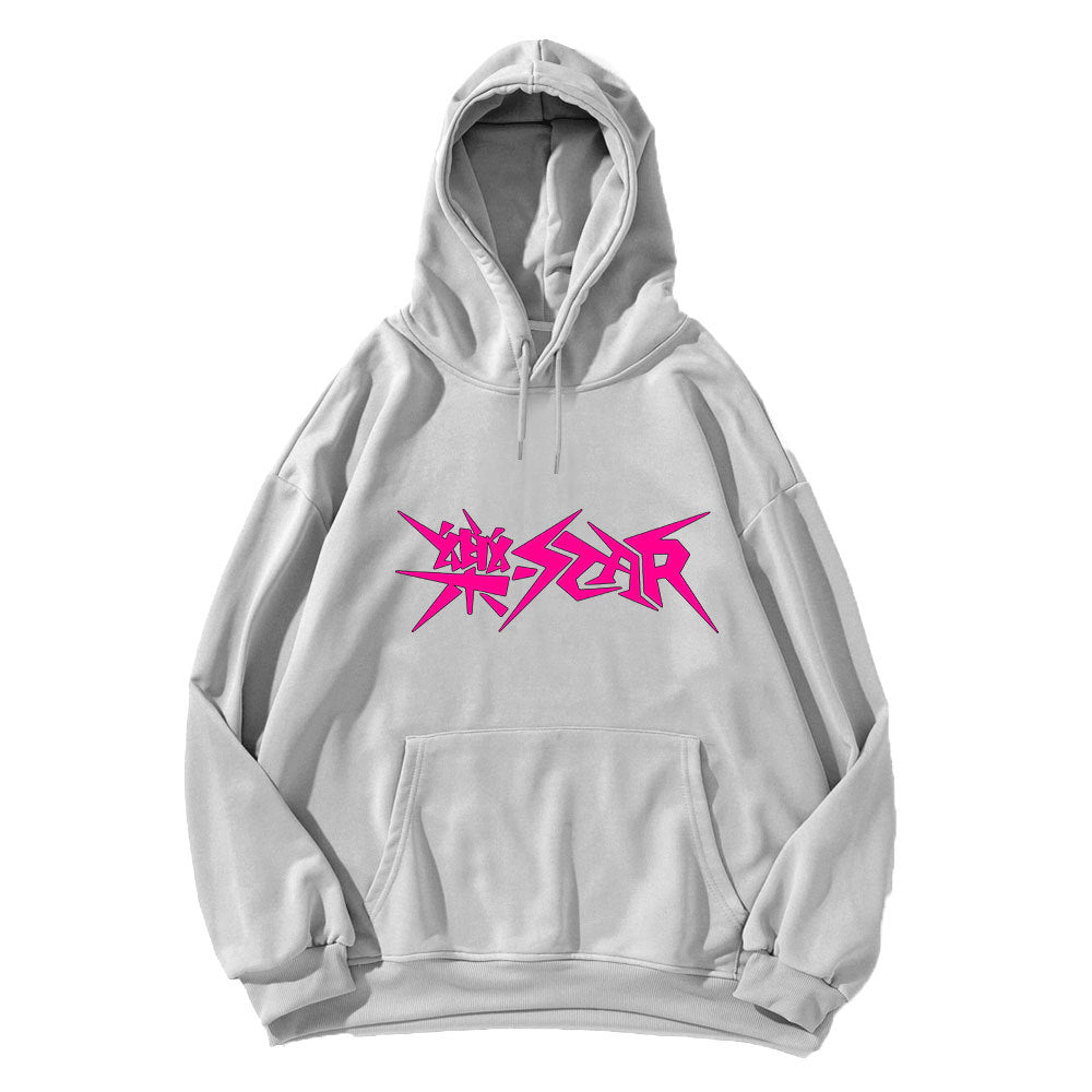 Unisex Kpop Graphic Logo Print Hoodie