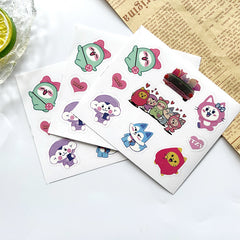 "WDZY" Cartoon Stickers