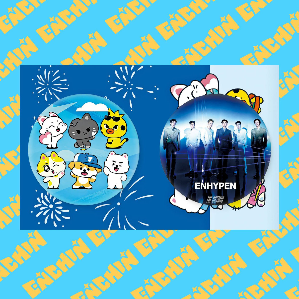 EN- THE SIN: BLISS Badge Pendant 2PCS