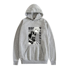 Casual BOCCHI Anime Pattern Pullover Hoodie