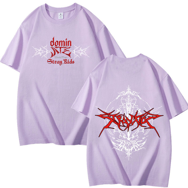 KPOP Dominate Graphic Print Cotton T-shirt
