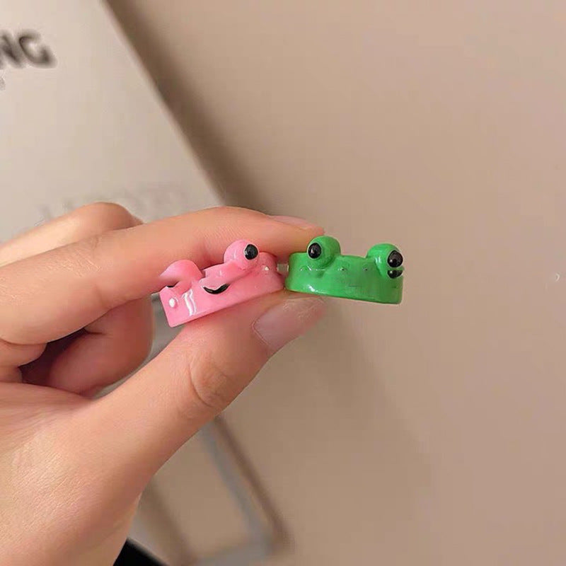 Cartoon Cute Frog Ring