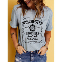 Women's Winchester Brothers Printed T-shirt