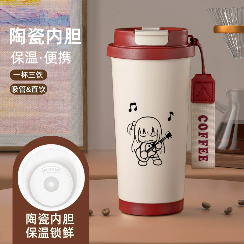 Anime Logo Coffee Thermos Cup