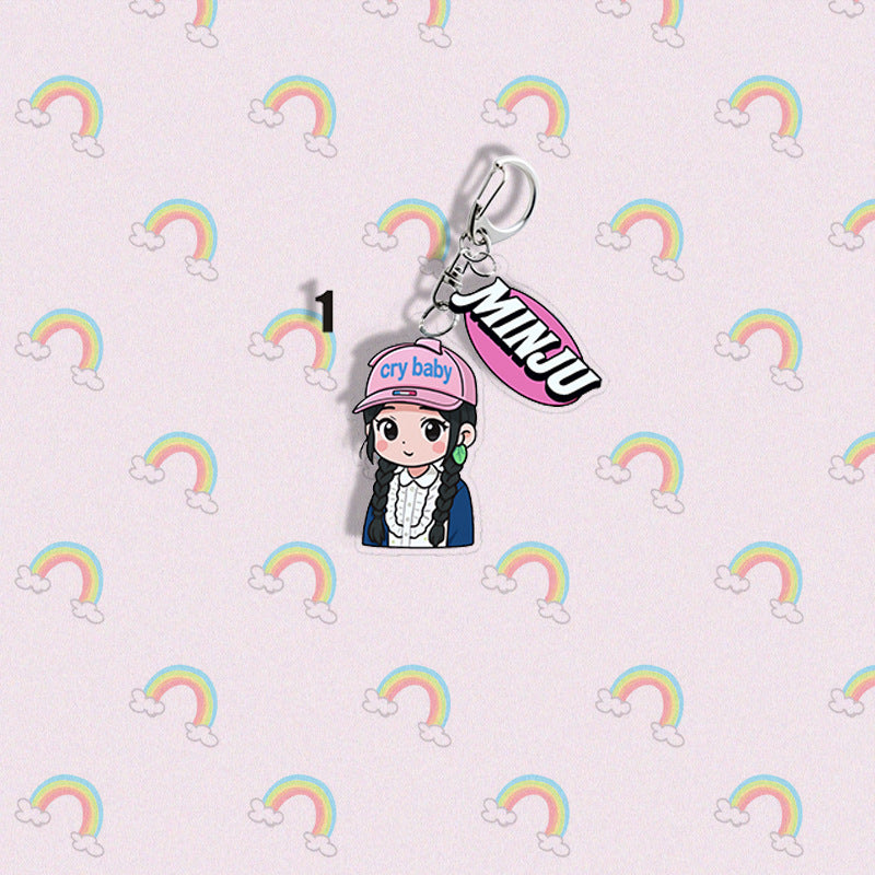 MINJU YUNAH MOKA WONHEE Keyring Pendant