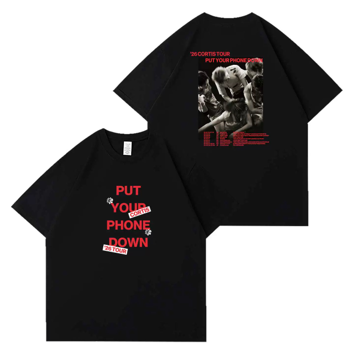 Put Your Phone Down Tour Short Sleeve T-Shirt