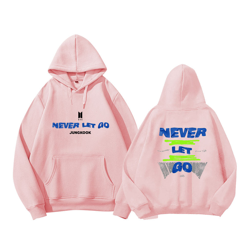 KPOP Album NEVER LET GO Double-sided Hoodie