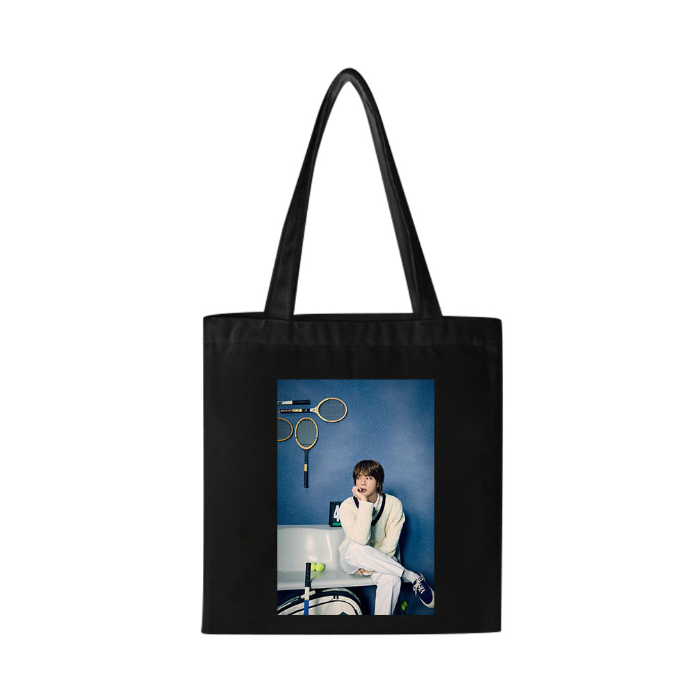 KPOP Poster Print Zipper Handbag