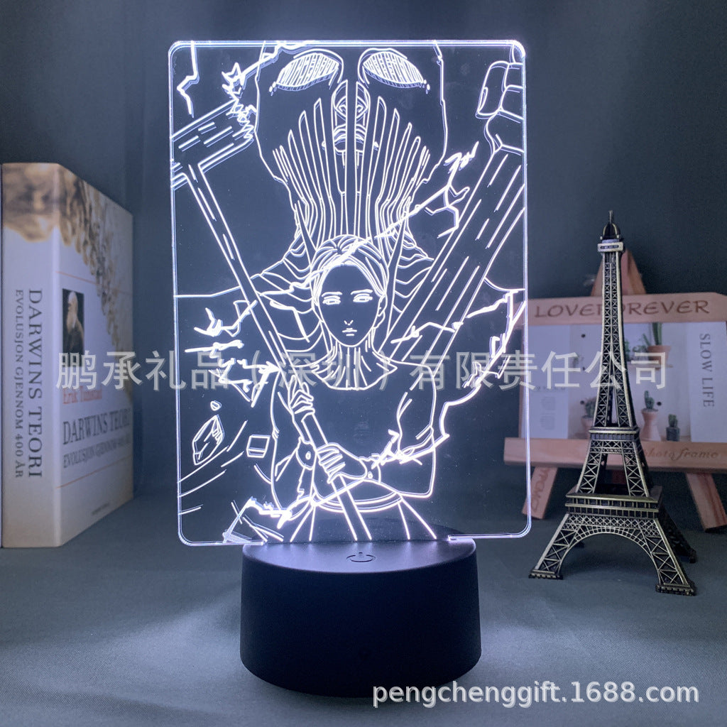 Colorful Anime Acrylic 3d Night Light