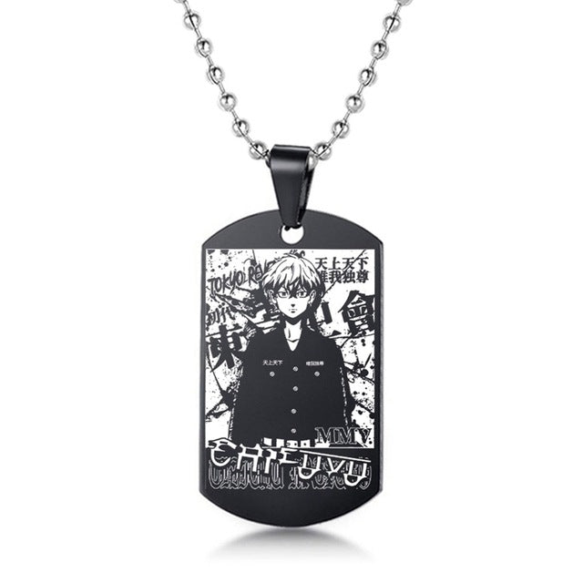 Trendy Anime Stainless Steel Necklace