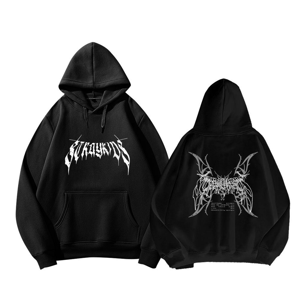 Kpop Album Logo Printed Hoodie