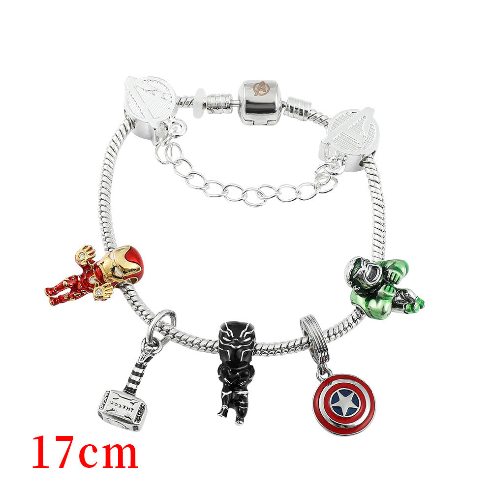 Chic Comic Beaded Bracelet