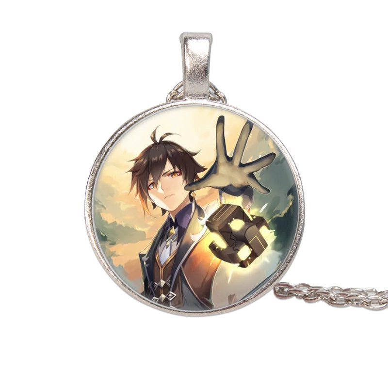 Trendy Game Gem Necklace