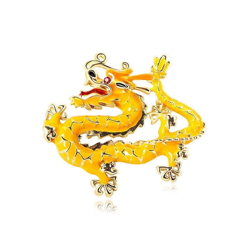 Retro Cartoon Dragon Shape Brooch
