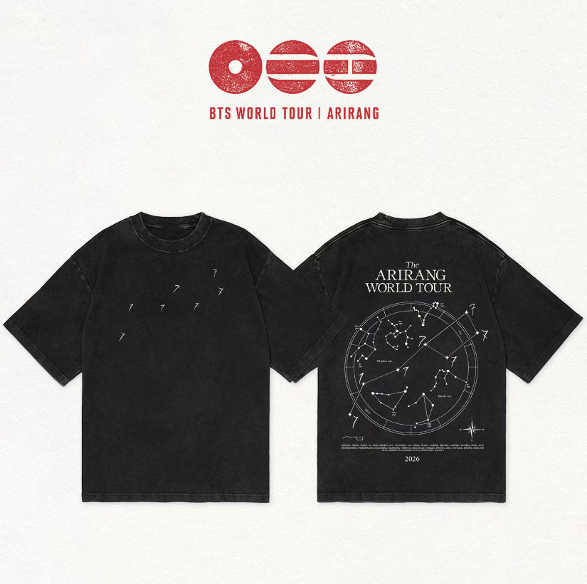 BTS Constellation Graphic Cotton T-shirt