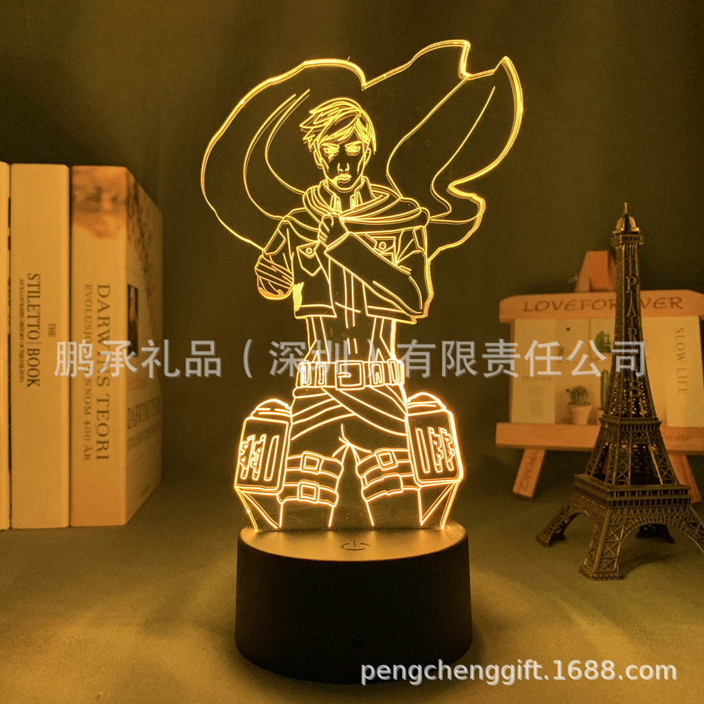Colorful Anime Acrylic 3d Night Light