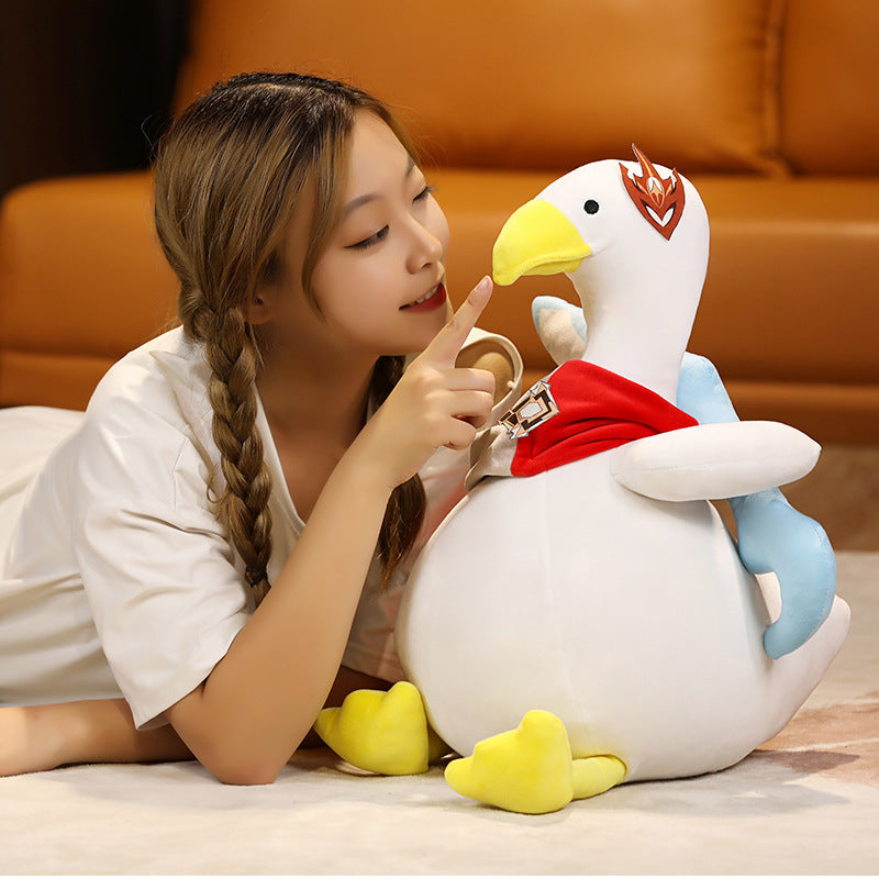 Cute Game Tartaglia Duck Doll Plush Toy Pillow