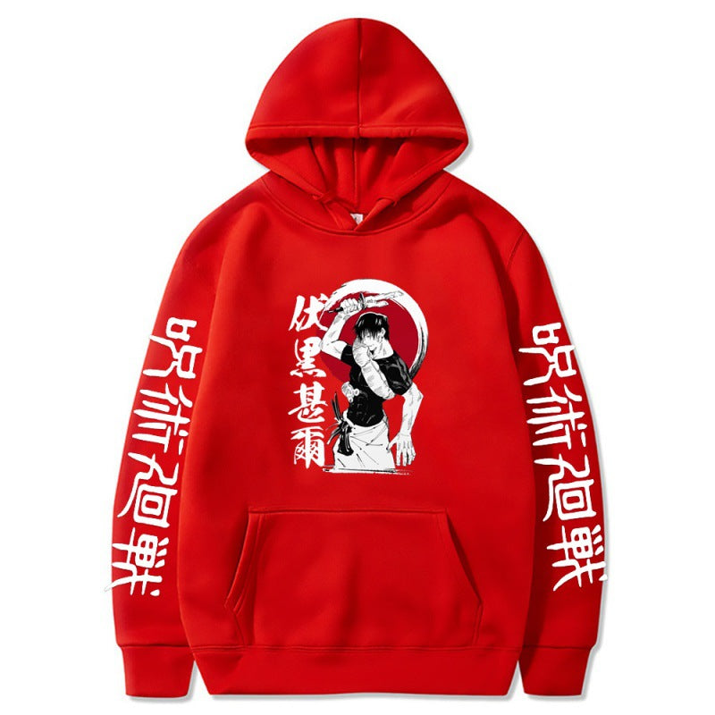 Casual Men's and Women's Long-sleeved Anime Hoodie