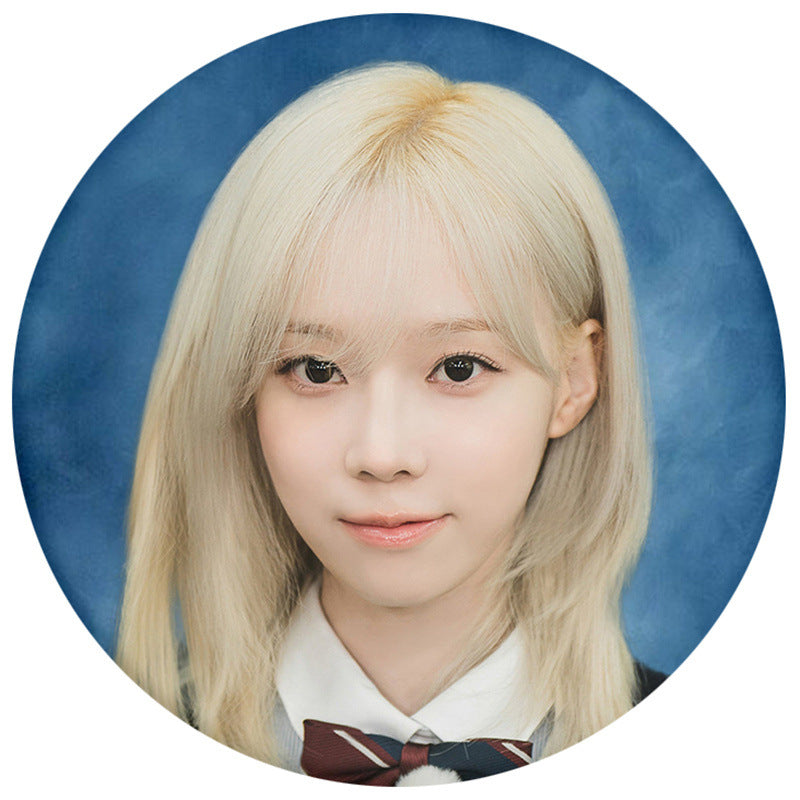 æ Student Photo Badge Mirror Keychain