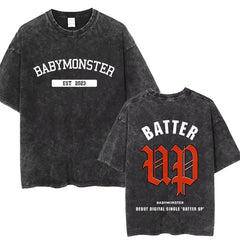 Vintage Babymonster Batter Up Washed T-shirt