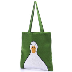 Shoulder Tote Duck Knit Bags