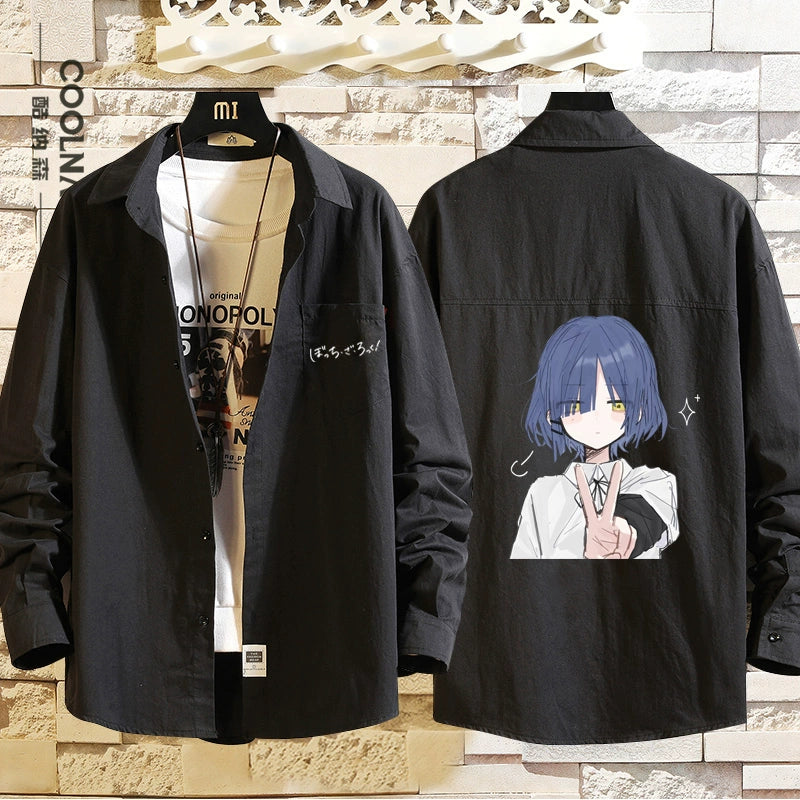 Unisex Anime Yamada Long Sleeve Shirt Thin Jacket