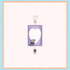 Cartoon KPOP PhotoCard Frame Keychain Pendant