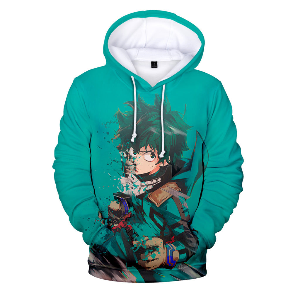 Unisex Anime 3D Color Printed Cosplay Casual Hoodie