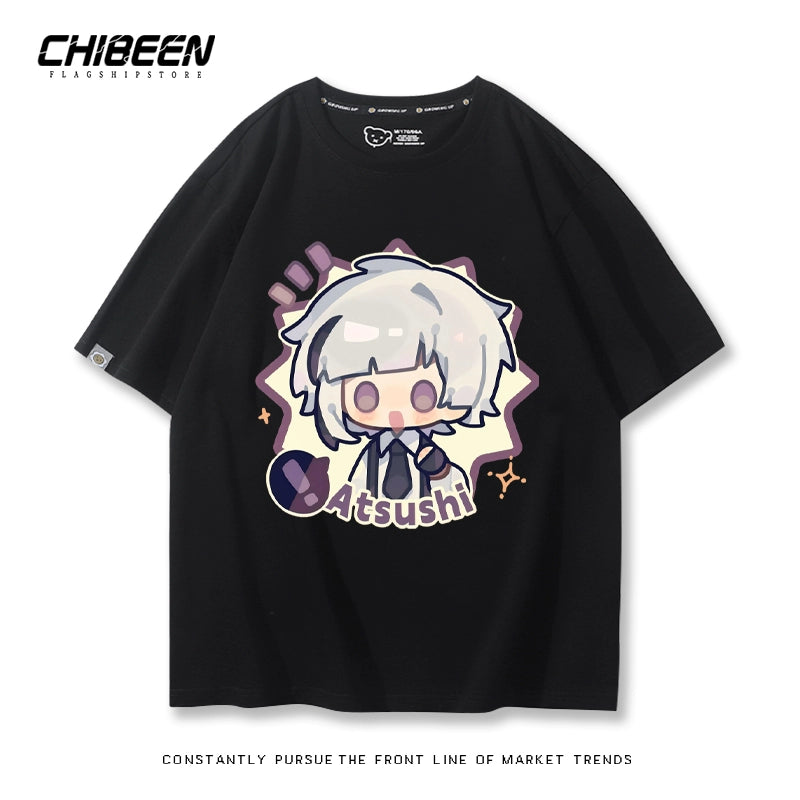Versatile Dazai Anime Short Sleeve Top