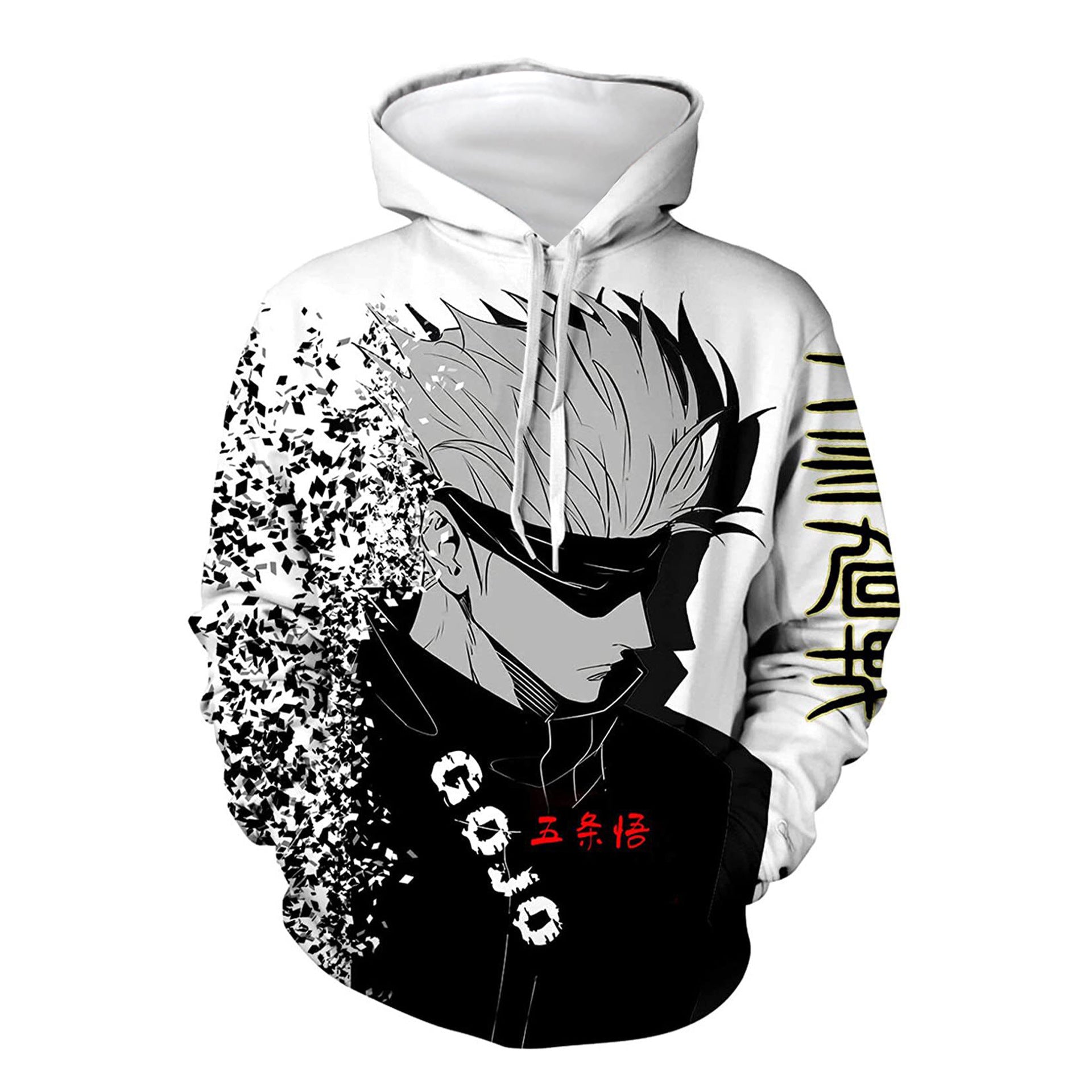 Unisex Cool Anime 3D Print Cosplay Loose Hoodie