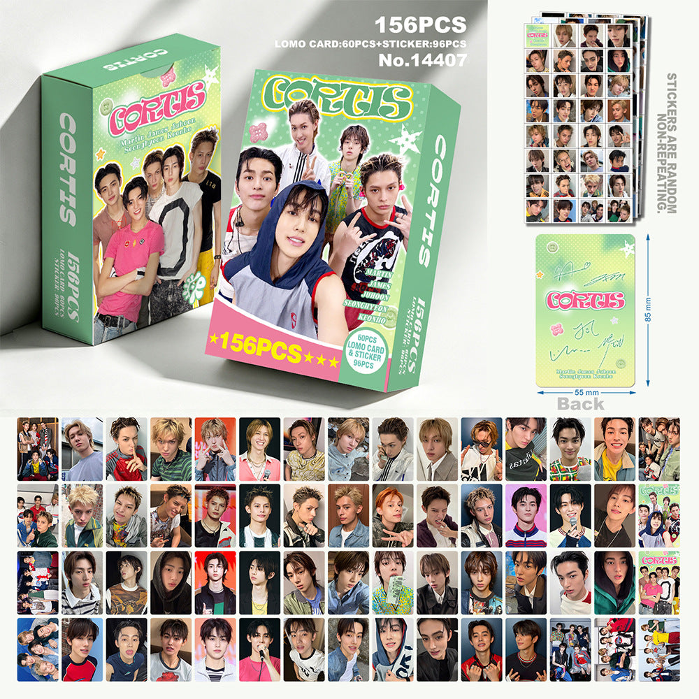 CORTIS Photocards + Stickers (156pcs)