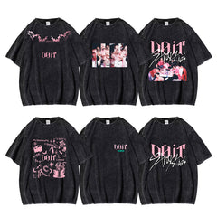 SKZ Album DO IT Logo Print Washed T-shirt