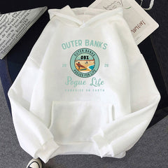 Retro TV Series Printed Hoodie