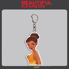 KPOP Cartoon Acrylic Keychain Pendant Set