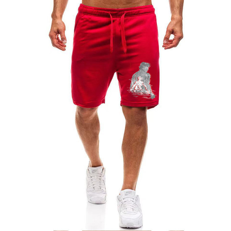 Men's Baki Anime Casual Sports Shorts