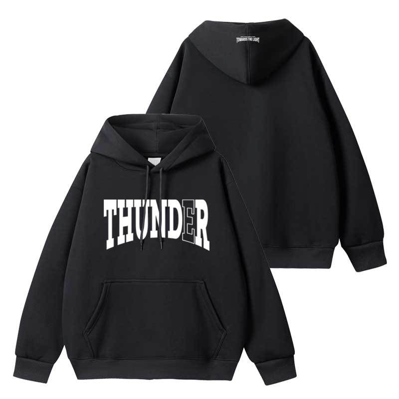 Casual KPOP Letter Pullover Hoodie