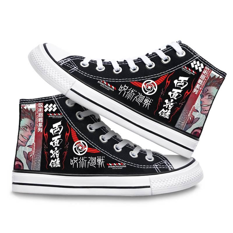 Unisex Anime High-top Canvas Shoes