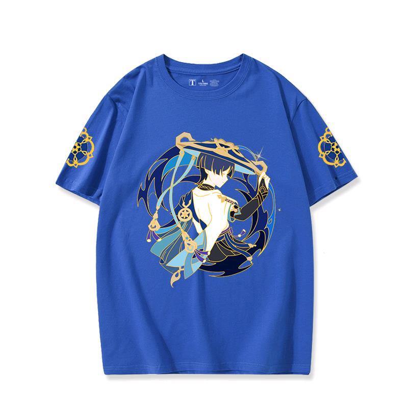 Unisex Game Scaramouche Cotton Short-sleeved T-shirt