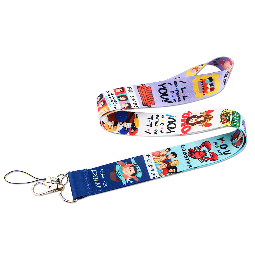 Friends Phone Lanyard ID Card Holder