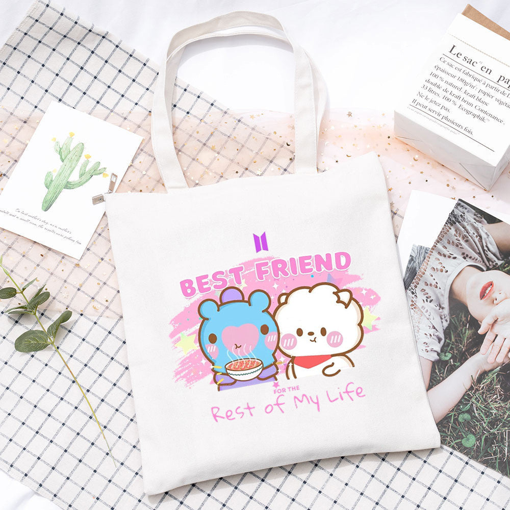 Cute Kpop Cartoon Shoulder Bag